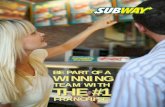 TEAM WITHTEAM WITH THE #1THE #1 - subwayspain.com