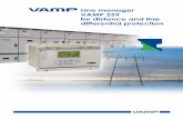Line manager VAMP 259 for distance and line differential ...