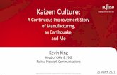 Kaizen Culture - University of North Texas