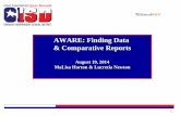 AWARE: Finding Data & Comparative Reports