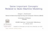 Some Important Concepts Related to State Machine Modeling
