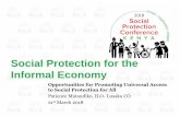 Social Protection for the Informal Economy