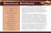 November 2021 Bentson Bulletin