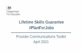 Lifetime Skills Guarantee #PlanForJobs