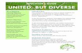 EDUCATOR’S GUIDE UNITED, BUT DIVERSE
