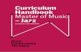Curriculum Handbook Master of Music – Jazz