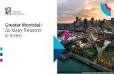 Greater Montréal: So Many Reasons to Invest