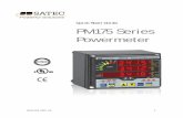 Guide PM175 Series Powermeter - satec-global.com