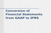 Conversion of Financial Statements from GAAP to IFRS