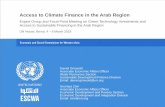 Access to Climate Finance in the Arab Region