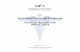 Practical Nursing Program Student Handbook 2020-2021