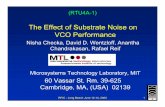 The Effect of Substrate Noise on VCO Performance