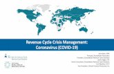 Revenue Cycle Crisis Management: Coronavirus (COVID-19)
