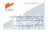 Is 2G Bioethanol Commercialized Yet?