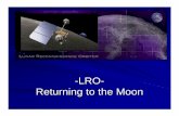 -LRO - Returning to the Moon