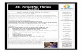 St. Timothy Times - TCDSB