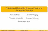 A Statistical Method for Empirical Testing of Competing ...