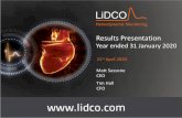 Results Presentation - LiDCO