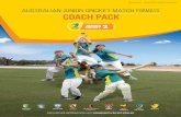 Australian Junior Cricket Match Formats Coach Pack