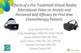 Effects of a Pre-Treatment Virtual Reality Educational ...