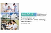 Presentation on Consolidation of Ownership of Hospitals