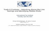 Trade & Customs - Unlocking Above -the-Line Savings and ...