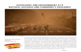 GEOGRAPHY AND ENVIRONMENT 414 NATURAL HAZARDS AND ...