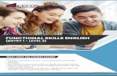FUNCTIONAL SKILLS ENGLISH - cecos.ac.uk