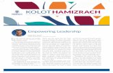 Empowering Leadership - Mizrachi
