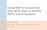 Identifying TIER II and III Students with MAP