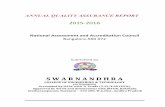 ANNUAL QUALITY ASSURANCE REPORT - SWARNANDHRA