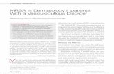 MRSA in Dermatology Inpatients With a Vesiculobullous Disorder