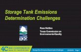 Storage Tank Emissions Determination Challenges