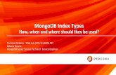 MongoDB Index Types - Percona