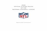 2020 OFFICIAL PLAYING RULES OF THE NATIONAL FOOTBALL …