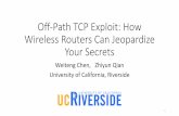 Off-Path TCP Exploit: How Wireless Routers Can Jeopardize ...