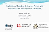 Evaluation of Cognitive Decline in a Person with ...