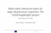 Multi-robot interactive teams for large infrastructure ...