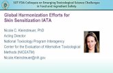 Global Harmonization Efforts for Skin Sensitization IATA