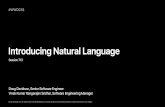 Introducing Natural Language