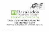 Restorative Practices in Residential Care