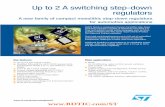 Up to 2 A switching step-down regulators