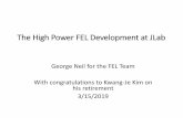 The High Power FEL Development at JLab