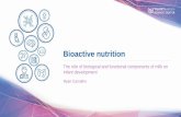 Bioactive Nutrition and Infant Development