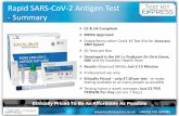 Rapid SARS-CoV-2 Antigen Test - Summary
