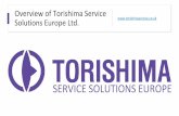 Overview of Torishima Service Solutions Europe Ltd.