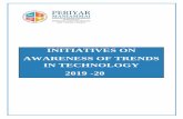 INITIATIVES ON AWARENESS OF TRENDS IN TECHNOLOGY 2019 …
