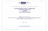 EUROPEAN UNION OFFICIALS AND TAXATION