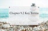 Chapter 9.2 Key Terms