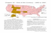 1890 to 1900: The End of the Century